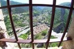 Vue prise depuis la Citadelle d'Entrevaux, avec l'Oeil!