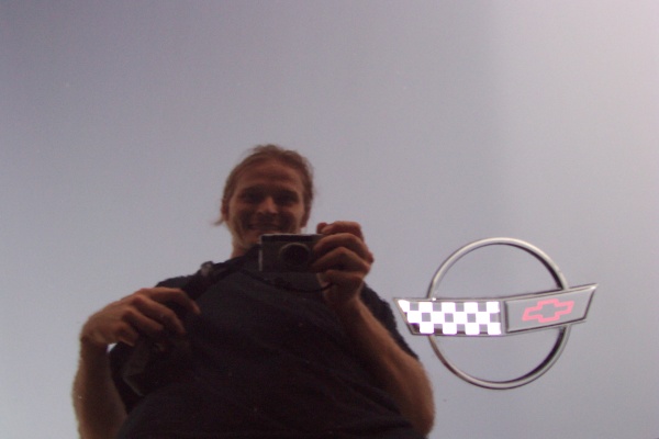 Okay, it's all about the reflection in the hood, not about the model used.. ;)